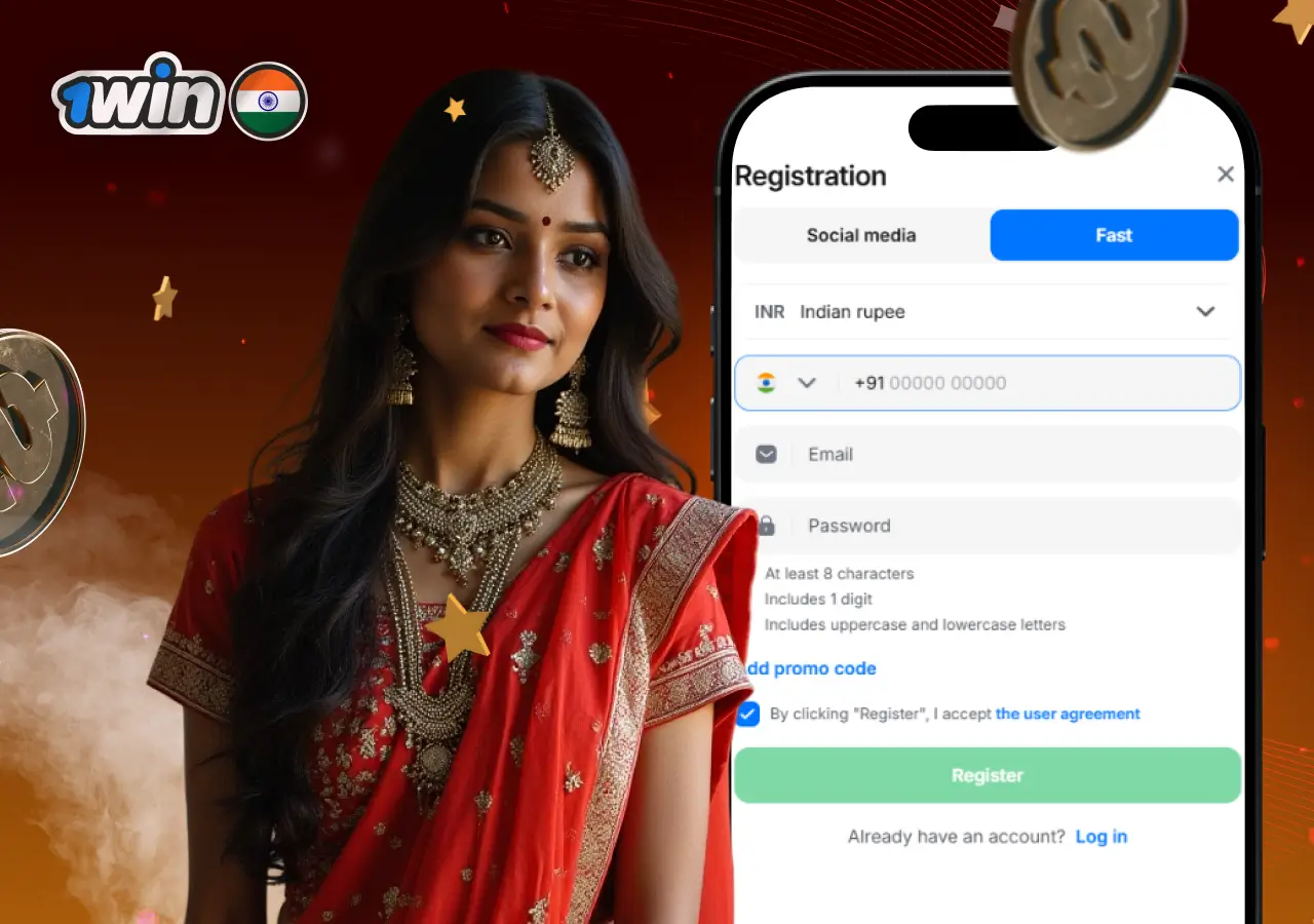 1win Sign Up Guide in India