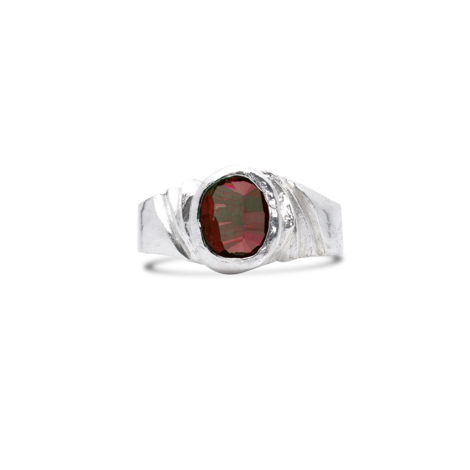 Hessonite Gold Ring (Design R1-Sparkle) | GemPundit