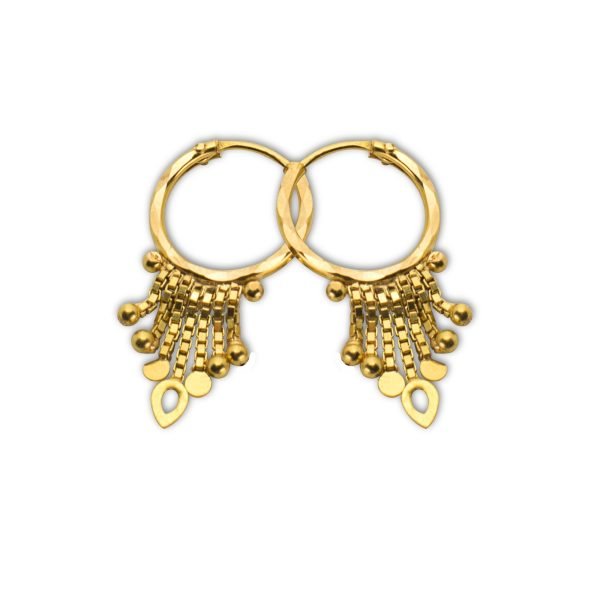 Gold Crate Earrings