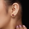 Scarlet Edge Earrings