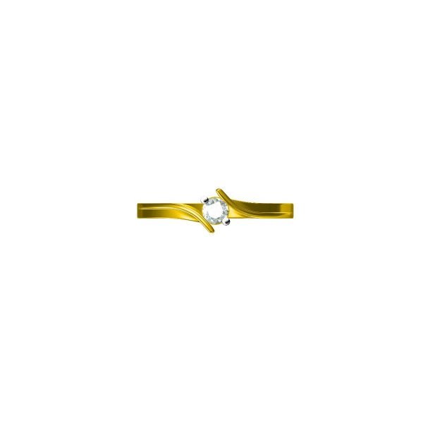 Amber Solitaire Ring 2
