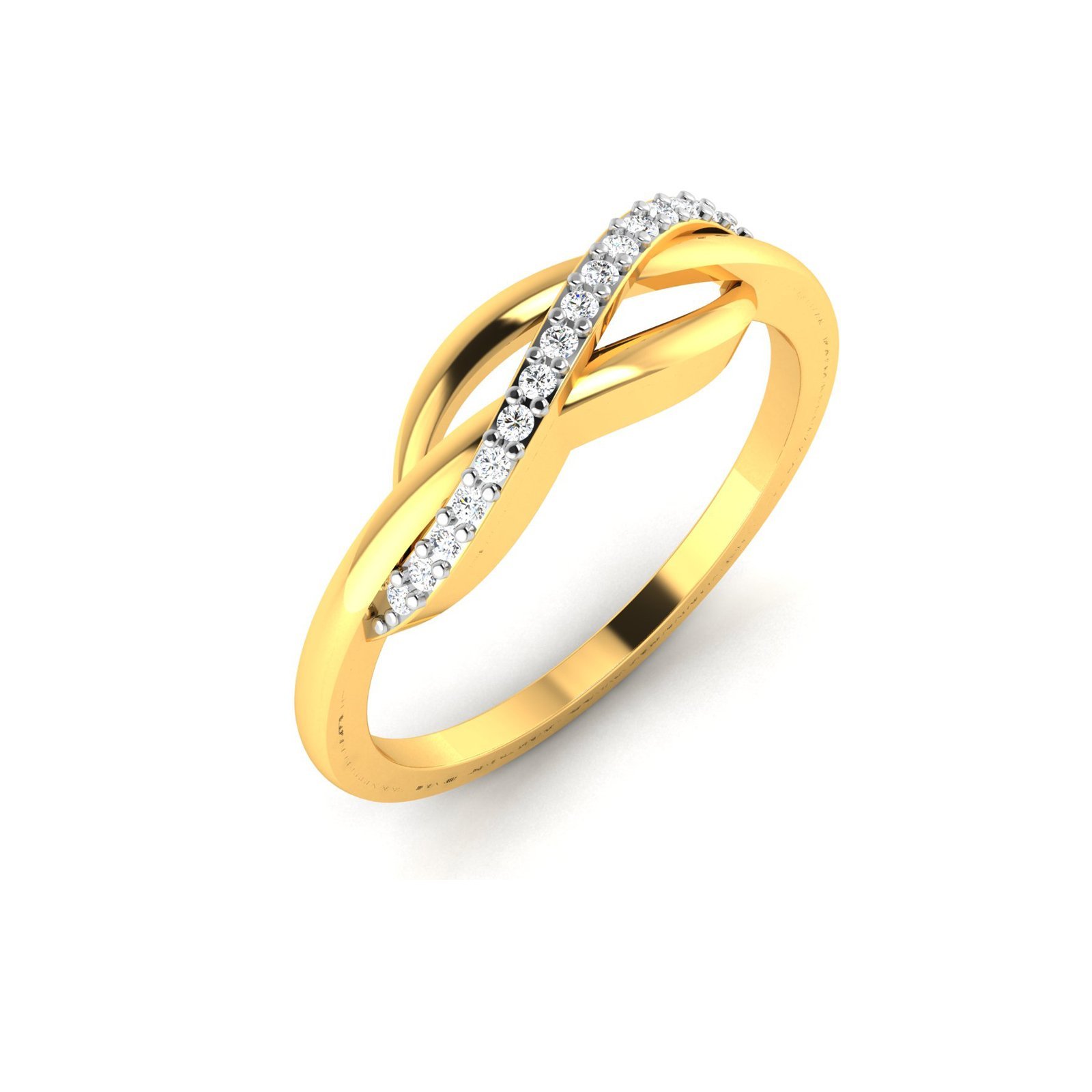 1/2 Cttw (I1-I2 Clarity) Diamond Infinity Engagement Wedding Bridal Ri –  Fifth and Fine
