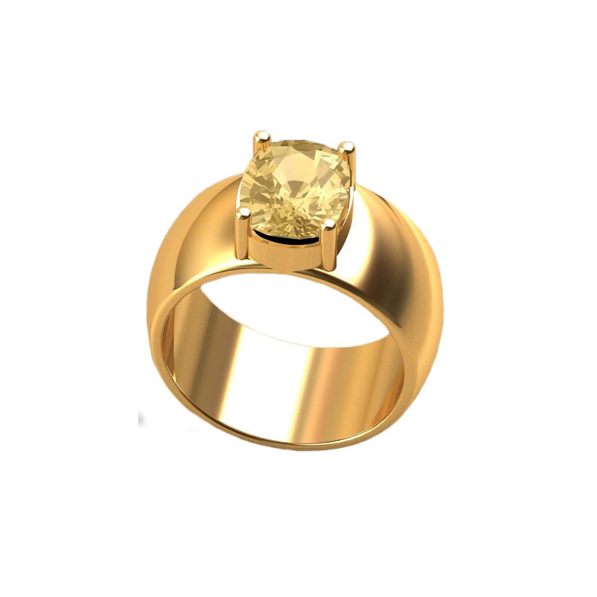 1 gram gold plated yellow stone etched design high-quality ring for – Soni  Fashion®