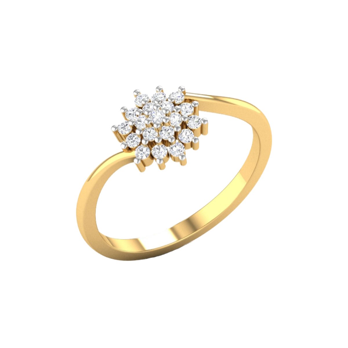 ELEGANT DIAMOND COUPLE RING - Navrathan