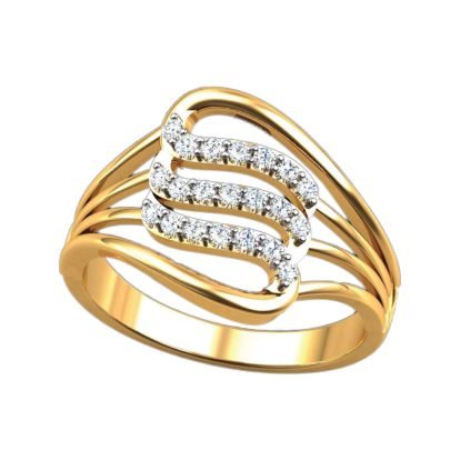 22K Gold Ring For Men - 235-GR8246 in 3.450 Grams