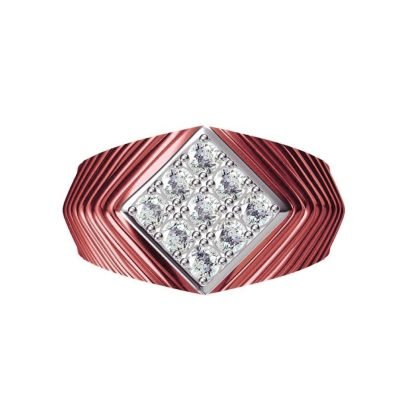 Red Rose Diamond Ring
